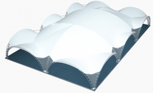 Арочный шатер ARCH SQUARE STEP RT600/10/10X1